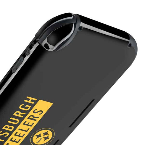 NFL Pittsburgh Steelers Black Performance Series Nintendo Switch Lite Skin